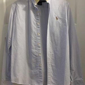 Ralph Lauren Sport Blue/white pinstripe Buttondown